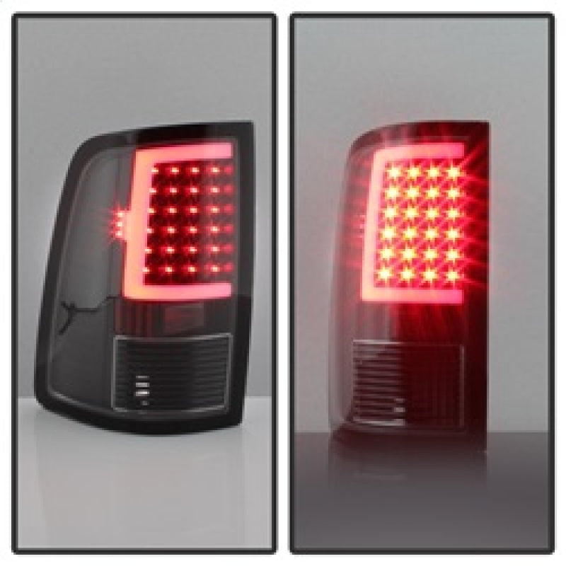 xTune 09-18 Dodge Ram 1500 (Incandescent Model) LED Tail Lights - Blk (ALT-ON-DR09-LBLED-BK)-Tail Lights-Deviate Dezigns (DV8DZ9)