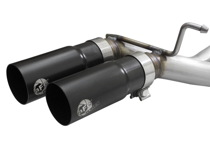 aFe Rebel 3in 409 SS Cat-Back Exhaust 2021 Ford F-150 V6 2.7L/3.5L (tt)/V8 5.0L w/ Black Tips-Catback-Deviate Dezigns (DV8DZ9)