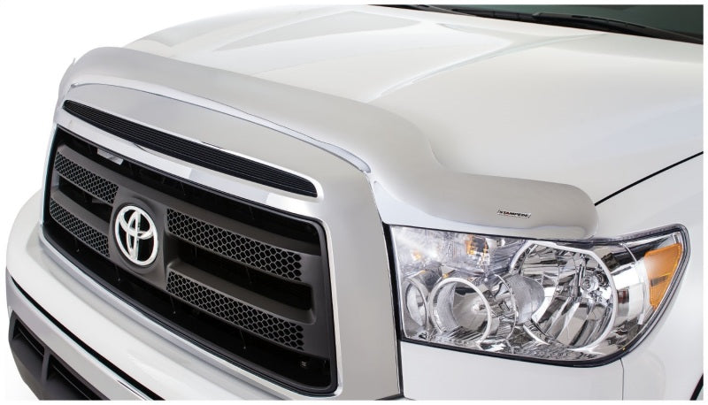 Stampede 2007-2013 Toyota Tundra Vigilante Premium Hood Protector - Chrome-Hood Deflectors-Deviate Dezigns (DV8DZ9)