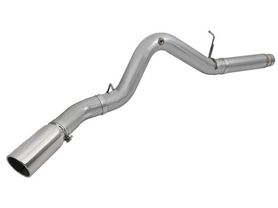 aFe LARGE Bore HD 5in Exhausts DPF-Back SS w/ Pol Tips 16-17 GM Diesel Truck V8-6.6L (td) LML/L5P-DPF Back-Deviate Dezigns (DV8DZ9)