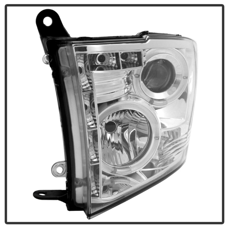 Spyder Dodge Ram 1500 09-14 10-14 Projector Headlights Halogen- LED Halo LED - Chrm PRO-YD-DR09-HL-C-Headlights-Deviate Dezigns (DV8DZ9)