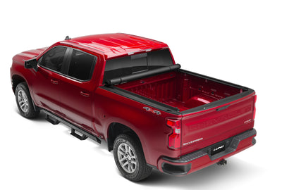 Lund 19-23 Chevrolet Silverado 1500 (5.5ft. Bed) Genesis Roll Up Tonneau Cover - Black-Tonneau Covers - Roll Up-Deviate Dezigns (DV8DZ9)