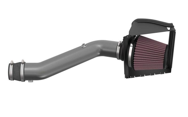 K&N 18-24 Ford F150 3.3L V6 Performance Air Intake System w/ Red Air Filter-Cold Air Intakes-Deviate Dezigns (DV8DZ9)