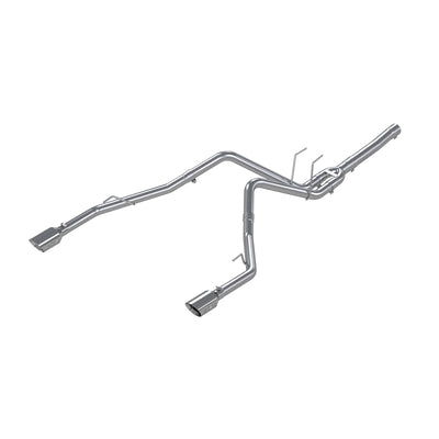 MBRP 2014 Dodge Ram 1500 3.0L EcoDiesel 2.5in Filter Back Exhaust Dual Split Rear Exit Alum-DPF Back-Deviate Dezigns (DV8DZ9)