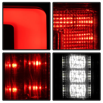 Spyder 21-23 Ford F150 (Halogen w/ Blind Spot) Full LED Tail Lights - Black (ALT-YD-FF15021HALBS-BK)-Tail Lights-Deviate Dezigns (DV8DZ9)