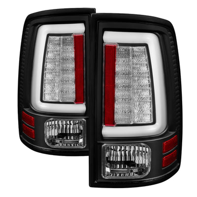 Spyder Dodge Ram 2013-2014 Light Bar LED Tail Lights - Black ALT-YD-DRAM13V2-LED-BK-Tail Lights-Deviate Dezigns (DV8DZ9)