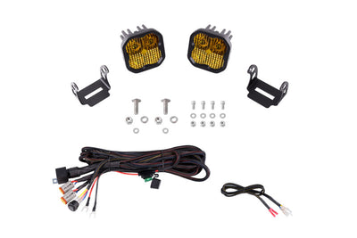 Diode Dynamics 21-22 Ford F-150 SS3 Stage Series Backlit Ditch Light Kit - Pro White Combo-Light Accessories and Wiring-Deviate Dezigns (DV8DZ9)