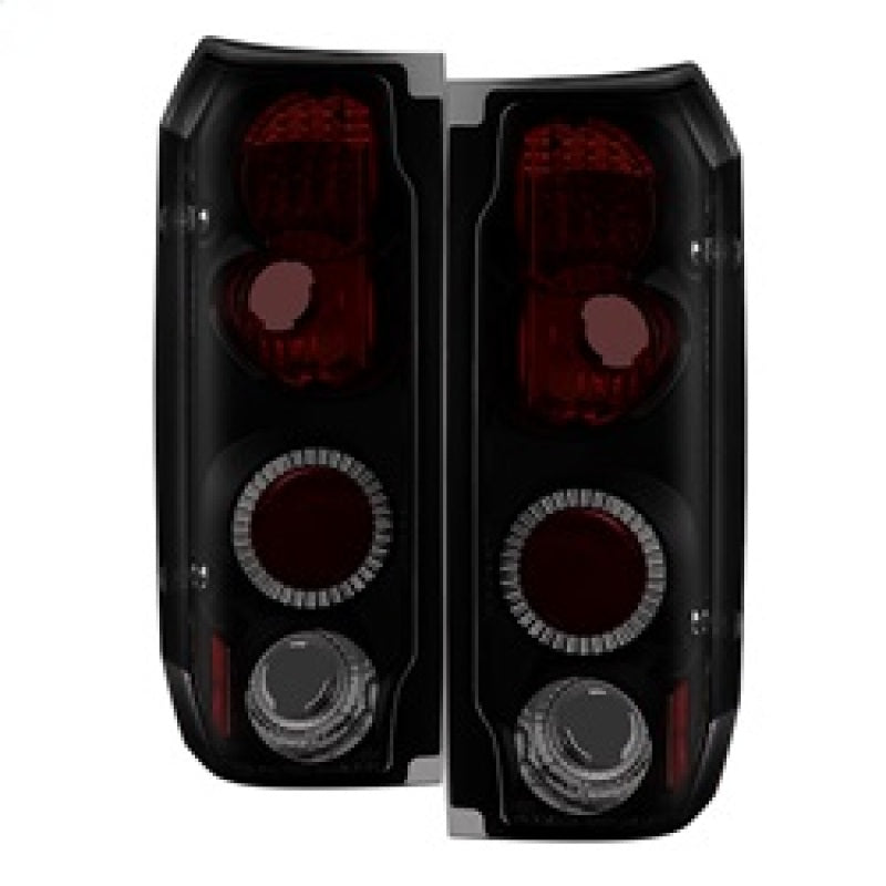 Spyder Ford F150 87-96/Ford Bronco 88-96 Euro Style Tail Lights Black Smoke ALT-YD-FF15089-BSM-Tail Lights-Deviate Dezigns (DV8DZ9)