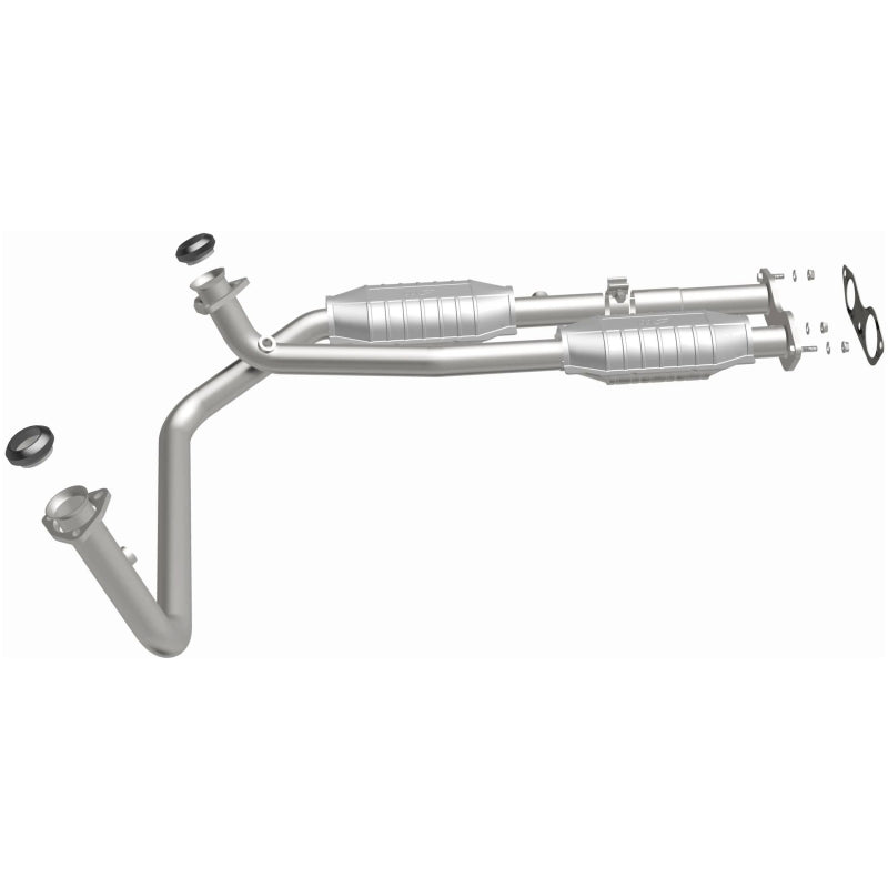 MagnaFlow Conv DF GM Truck/Suv Dual Outlet 96-Catalytic Converter Direct Fit-Deviate Dezigns (DV8DZ9)