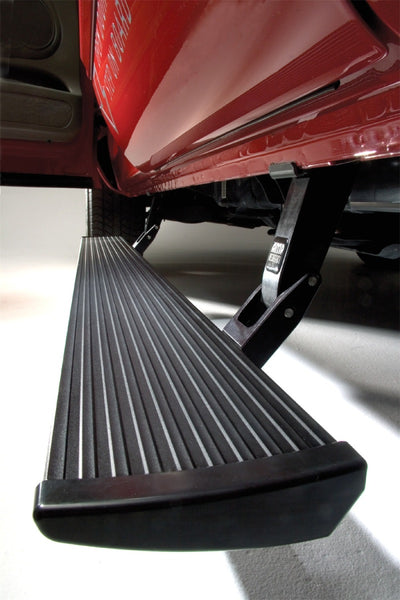 AMP Research 2002-2008 Dodge Ram 1500 Quad Cab PowerStep - Black-Running Boards-Deviate Dezigns (DV8DZ9)