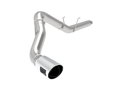 aFe ATLAS 5in Alum Steel DPF-Back Exhaust System w/Polished Tip 19-20 Ram Diesel Trucks L6-6.7L (td)-DPF Back-Deviate Dezigns (DV8DZ9)