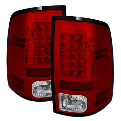 Spyder Dodge Ram 1500 13-14 13-14 LED Tail Lights LED Model only - Red Clear ALT-YD-DRAM13-LED-RC-Tail Lights-Deviate Dezigns (DV8DZ9)