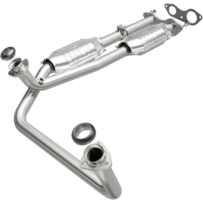 MagnaFlow Conv DF GM Truck/Suv Dual Outlet 96-Catalytic Converter Direct Fit-Deviate Dezigns (DV8DZ9)