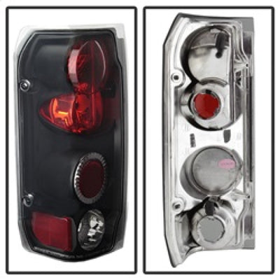 Spyder Ford F150 87-96/Ford Bronco 88-96 Euro Style Tail Lights Black ALT-YD-FF15089-BK-Tail Lights-Deviate Dezigns (DV8DZ9)