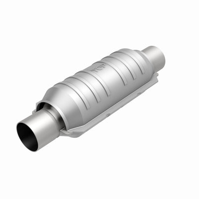 MagnaFlow Catalytic Converter 2 in Inlet 2 in Outlet 11 in Length SS-Catalytic Converter Universal-Deviate Dezigns (DV8DZ9)