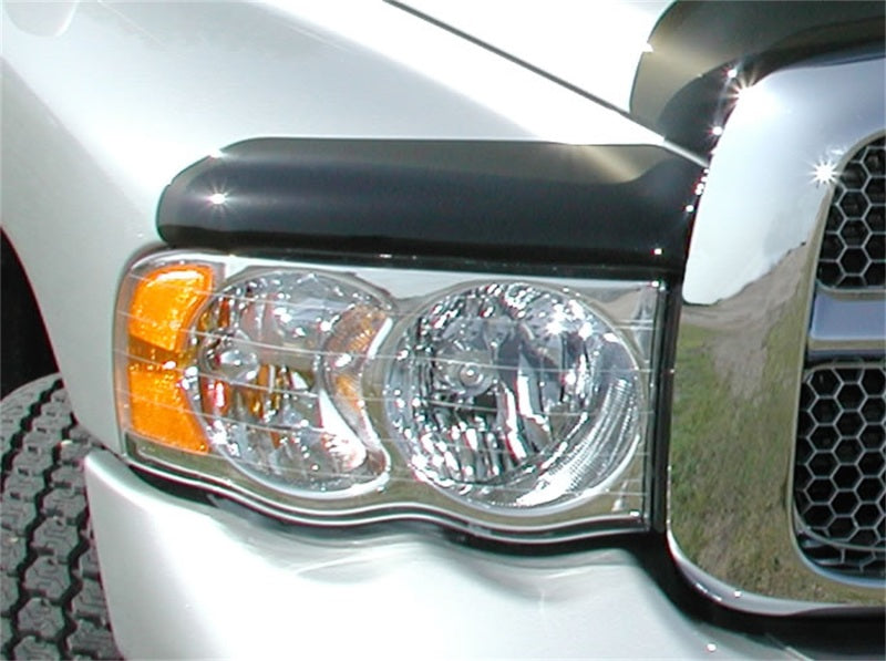 Stampede 2002-2005 Dodge Ram 1500 Deluxe 3 Pc Vigilante Premium Hood Protector 3 Pc - Smoke-Hood Deflectors-Deviate Dezigns (DV8DZ9)