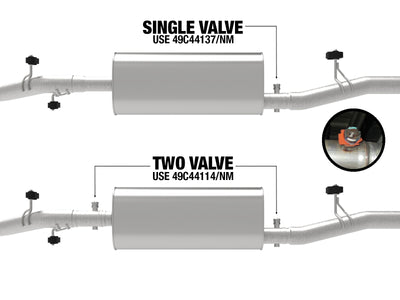 aFe 20-21 GM Trucks (V8-6.2L) 409 Stainless Steel Muffler Upgrade Pipe-Catback-Deviate Dezigns (DV8DZ9)