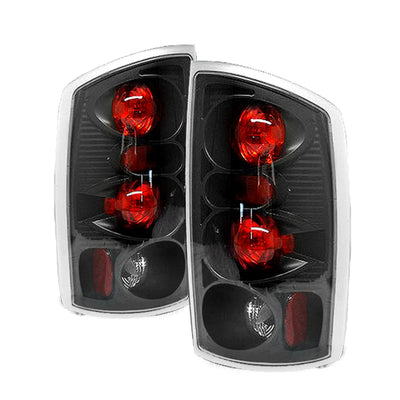 Spyder Dodge Ram 02-06 1500/Ram 2500/3500 03-06 Euro Style Tail Lights Black ALT-YD-DRAM02-BK-Tail Lights-Deviate Dezigns (DV8DZ9)