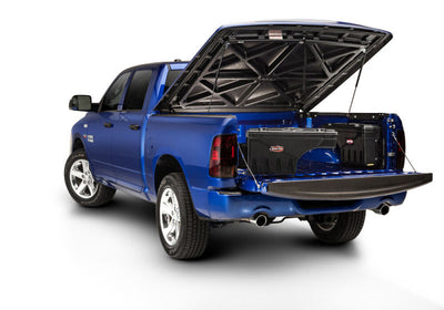 UnderCover 02-18 Ram 1500 (19-20 Classic) / 03-20 Ram 2500 Drivers Side Swing Case - Black Smooth-Truck Boxes & Storage-Deviate Dezigns (DV8DZ9)