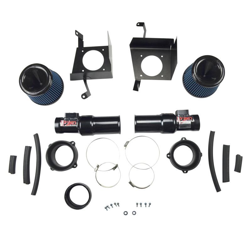 Injen 07-08 350Z 3.5L V6 Air Fusion and Air Horns Black Short Ram Intake-Cold Air Intakes-Deviate Dezigns (DV8DZ9)