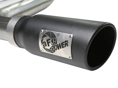 aFe MACHForce XP Exhaust Cat-Back SS-409 07-09 Toyota Tundra V8-5.7L w/ Black Tip-Catback-Deviate Dezigns (DV8DZ9)