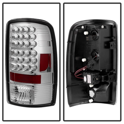 Spyder Chevy Suburban/Tahoe 1500/2500 00-06/GMC Yukon LED Tail Lights Chrome ALT-YD-CD00-LED-C-Tail Lights-Deviate Dezigns (DV8DZ9)