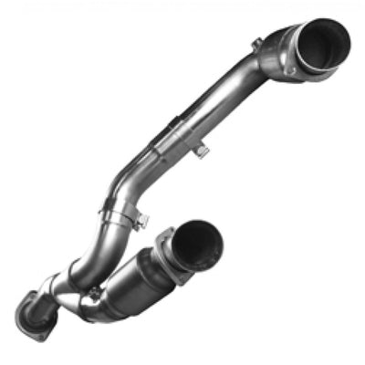 Kooks 07-08 GM 1500 3in x OEM Out Cat SS Y Pipe Kooks HDR Req-Y Pipes-Deviate Dezigns (DV8DZ9)