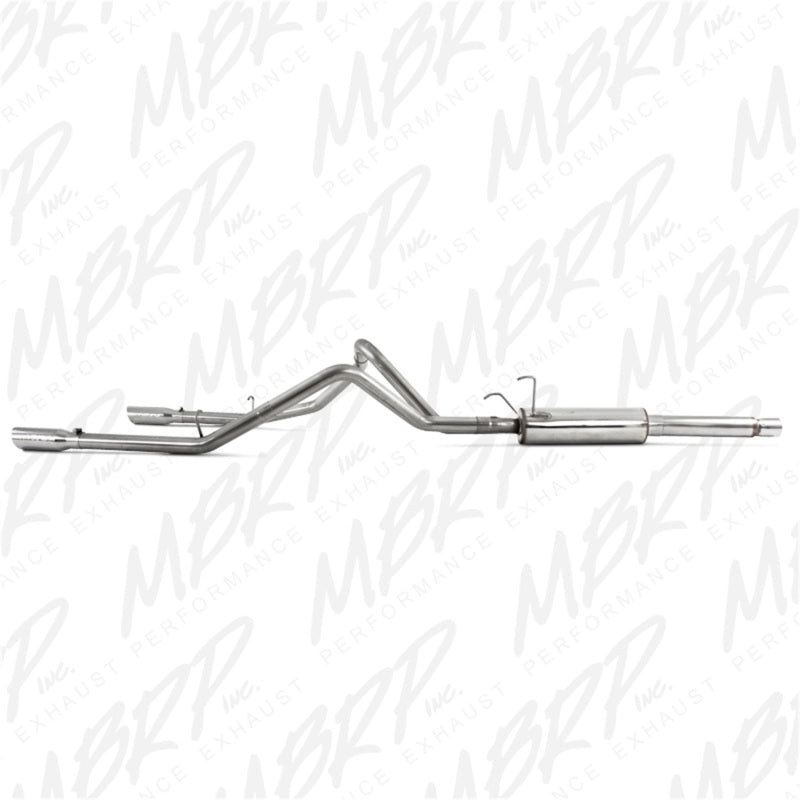 MBRP 2003 Dodge Ram Hemi 1500 5.7L SC/CC-SB Cat Back Dual Split Rear-Catback-Deviate Dezigns (DV8DZ9)