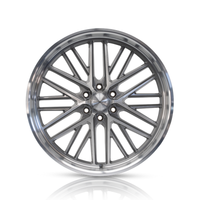 Corsart - Kingpin 6 / 24x10 / 6x139.7 / ET25 - Gloss Brushed With Diamond Cut Lip-Wheels-Deviate Dezigns (DV8DZ9)