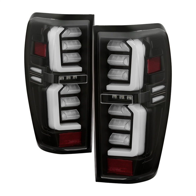 Spyder GMC Sierra 19-20 Incandescent Bulb Model Only LED Tail Lights - Black ALT-YD-GS19-LED-BK-Tail Lights-Deviate Dezigns (DV8DZ9)