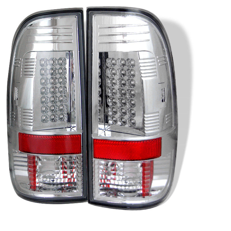 Spyder Ford F150 side 97-03/F250/350/450 Super Duty 99-07 LED Tail Lights Chrm ALT-YD-FF15097-LED-C-Tail Lights-Deviate Dezigns (DV8DZ9)