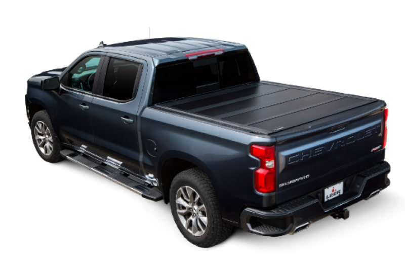 LEER 2020+ GM Silverado/Sierra HF650M 6Ft9In Heavy Duty Tonneau Cover - Folding-Tonneau Covers - Hard Fold-Deviate Dezigns (DV8DZ9)