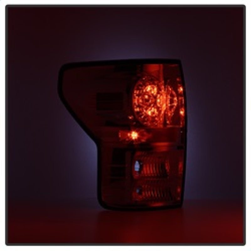 Spyder Toyota Tundra 07-13 LED Tail lights Red Smoke ALT-YD-TTU07-LED-RS-Tail Lights-Deviate Dezigns (DV8DZ9)