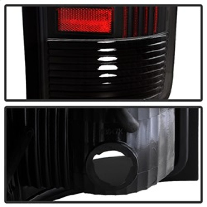 Xtune GMC Sierra 07-13 LED Tail Lights Black ALT-ON-GS07-G2-LED-BK-Tail Lights-Deviate Dezigns (DV8DZ9)