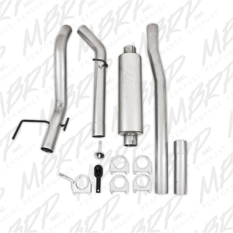 MBRP 03-13 Ram Hemi 2500/3500 5.7L Alum 3in Cat Back Single Side Exit-Catback-Deviate Dezigns (DV8DZ9)