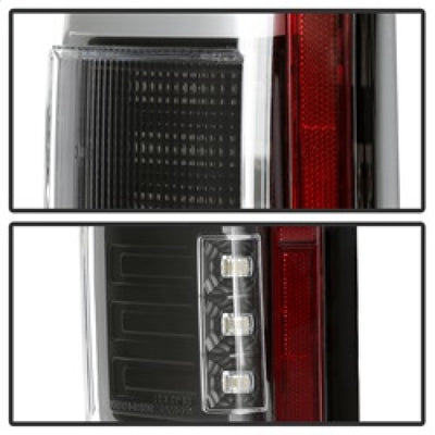 Spyder 15-18 Ford F-150 Light Bar LED Tail Lights (w/Blind Spot) - Black (ALT-YD-FF15015BS-LBLED-BK)-Tail Lights-Deviate Dezigns (DV8DZ9)