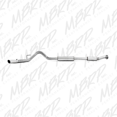 MBRP 11-13 Ford F150 SVT Raptor 6.2L EC-SB/CC-SB 3.5in Cat Back Single Exit Alum Exhaust System-Catback-Deviate Dezigns (DV8DZ9)