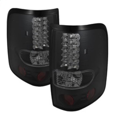 Spyder Ford F150 side 04-08 (Not Fit Heritage & SVT)LED Tail Lights Blk Smke ALT-YD-FF15004-LED-BSM-Tail Lights-Deviate Dezigns (DV8DZ9)