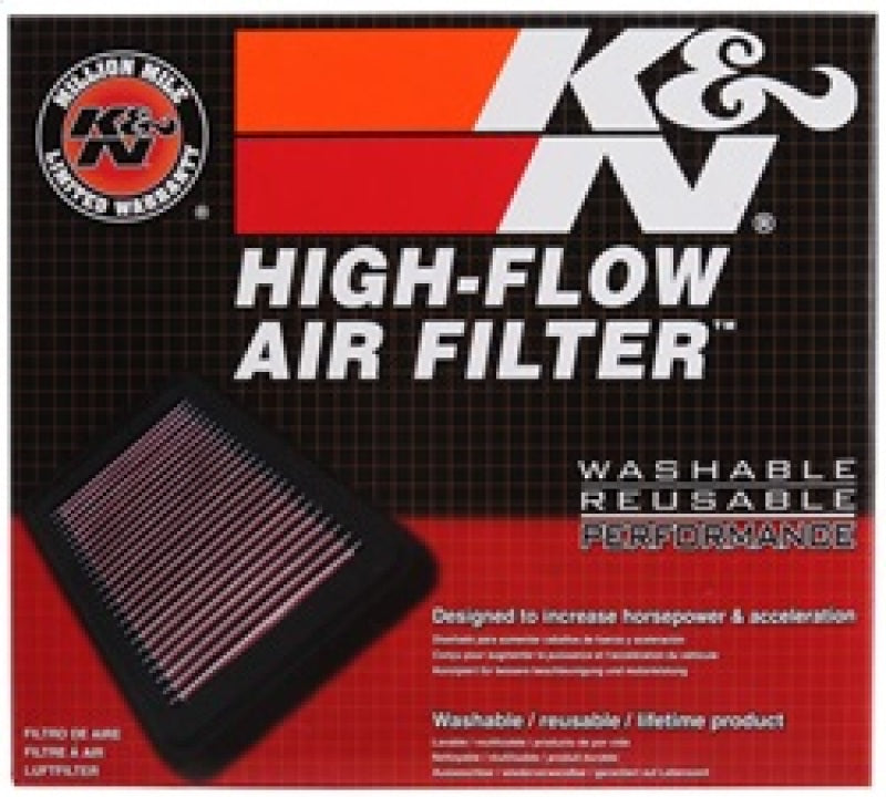 K&N Replacement Air Filter DODGE RAM SRT-10, 8.3L-V10; 2004-Air Filters - Drop In-Deviate Dezigns (DV8DZ9)