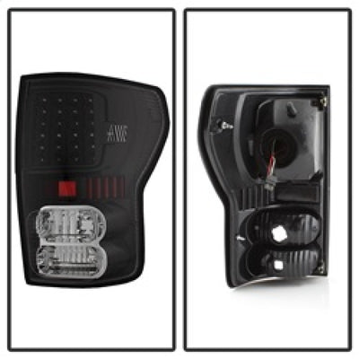 Xtune Toyota Tundra 07-13 LED Tail Lights Black ALT-ON-TTU07-LED-BK-Tail Lights-Deviate Dezigns (DV8DZ9)