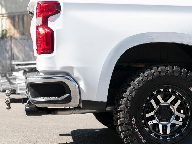 aFe Vulcan Series 3in-2-1/2in 304 SS Cat-Back 2019 GM Silverado / Sierra 1500 V8-5.3L w/ Black Tips-Catback-Deviate Dezigns (DV8DZ9)