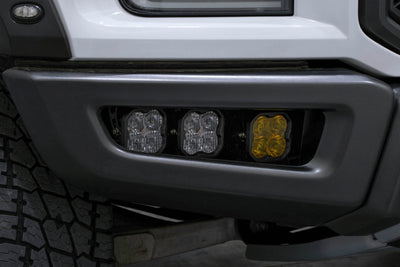 Diode Dynamics 17-20 Ford Raptor SS3 LED Fog Light Kit - Yellow Pro-Fog Lights-Deviate Dezigns (DV8DZ9)