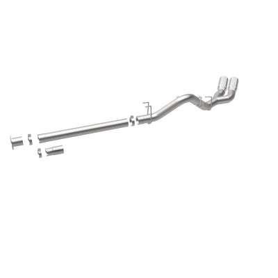 MagnaFlow 08-17 Ford F-250/F-350/F-450 4.6L/6.7 DPF-Back SS 4in Dual Single Passenger Side Rear Exit-DPF Back-Deviate Dezigns (DV8DZ9)