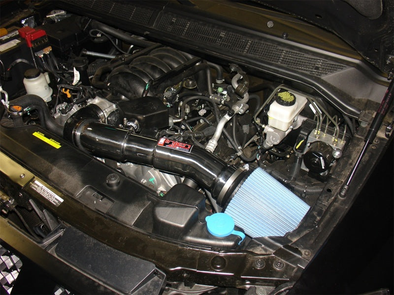 Injen 04-12 Nissan Titan 5.7L V8 Wrinkle Black Short Ram Intake System w/ MR Tech-Cold Air Intakes-Deviate Dezigns (DV8DZ9)