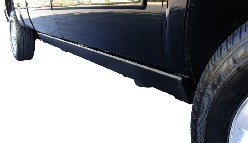 AMP Research 2011-2014 GMC Sierra 2500/3500 Extended/Crew PowerStep - Black-Running Boards-Deviate Dezigns (DV8DZ9)