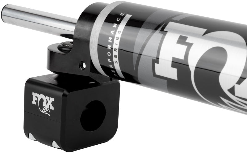 Fox 08-16 Ford Superduty 2.0 Performance Series 8.2in. TS Stabilizer Bottom Axle Mount 1 1/8in Shaft-Steering Stabilizer-Deviate Dezigns (DV8DZ9)