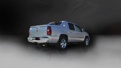 Corsa 09-13 Chevrolet Suburban 1500 5.3L V8 Polished Sport Cat-Back Exhaust-Catback-Deviate Dezigns (DV8DZ9)