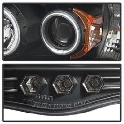 Spyder Dodge Ram 1500 02-05 03-05 Projector Headlights CCFL Halo LED Blk PRO-YD-DR02-CCFL-BK-Headlights-Deviate Dezigns (DV8DZ9)