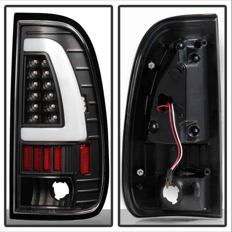 xTune Ford F150 Styleside 97-03 Light Bar LED Tail Lights - Black ALT-ON-FF15097-LBLED-BK-Tail Lights-Deviate Dezigns (DV8DZ9)