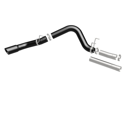 MagnaFlow 07-10 Dodge 2500/3500 409 SS DPF Back 5in Single Exit Exhaust- Black-DPF Back-Deviate Dezigns (DV8DZ9)